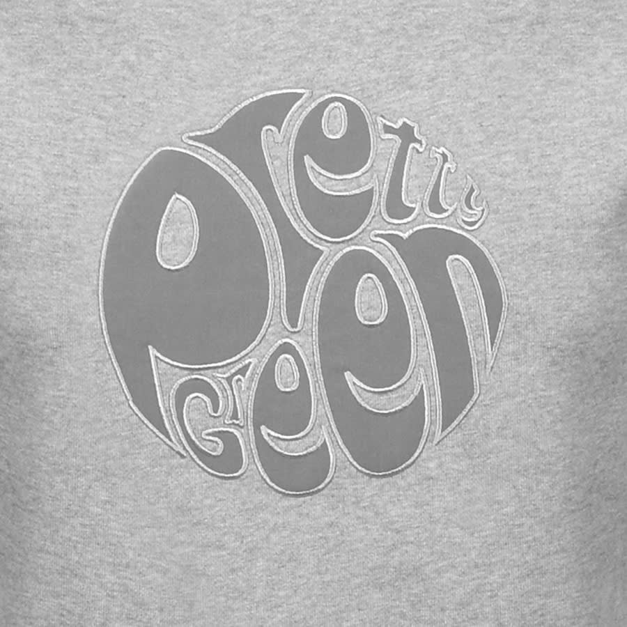 Alternative Image for ProductPretty Green Applique Crew Neck Sweatshirt Grey3